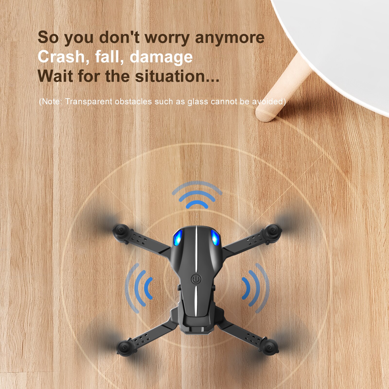 Pro Mini Drone K Hd Professional Camera Wifi Obstacle Avoidance