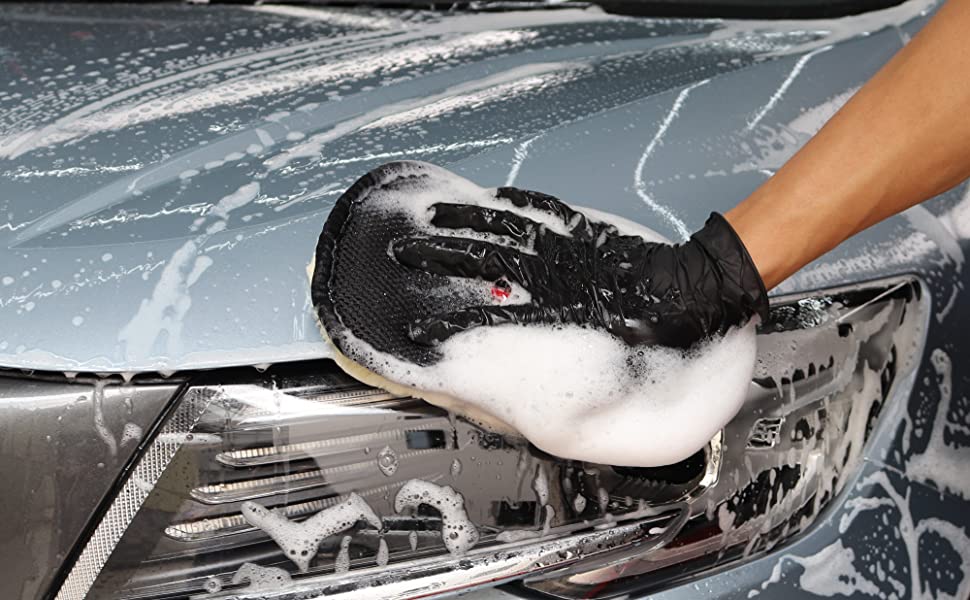 Plush Car Washing Glove