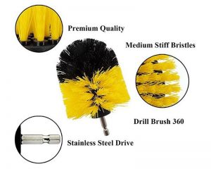 Drill Scrubber Brush Kit for Cleaning