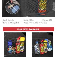 Car Accessories Organizer Car Trunk Net Nylon SUV Auto Cargo Storage Mesh Holder Universal For Cars Luggage Nets Travel Pocket Car Accessories Organizer Car Trunk Net Nylon SUV Auto Cargo Storage Mesh Holder Universal For Cars Luggage Nets Travel Pocket