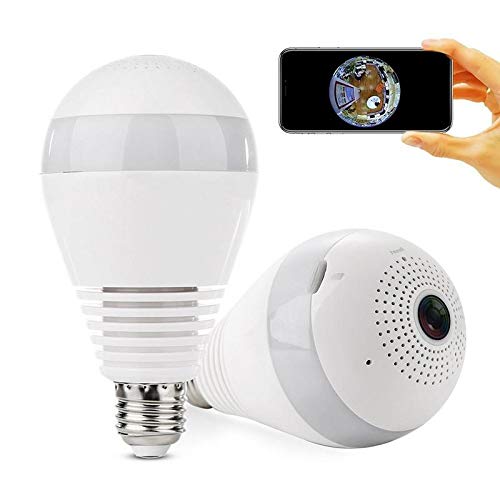 Panoramic Security Bulb Camera