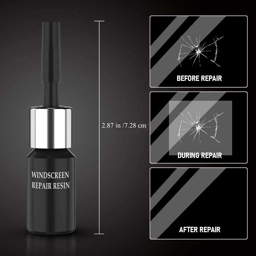 Glass Repair Liquid Fix Small Chips, Scratches & Cracks