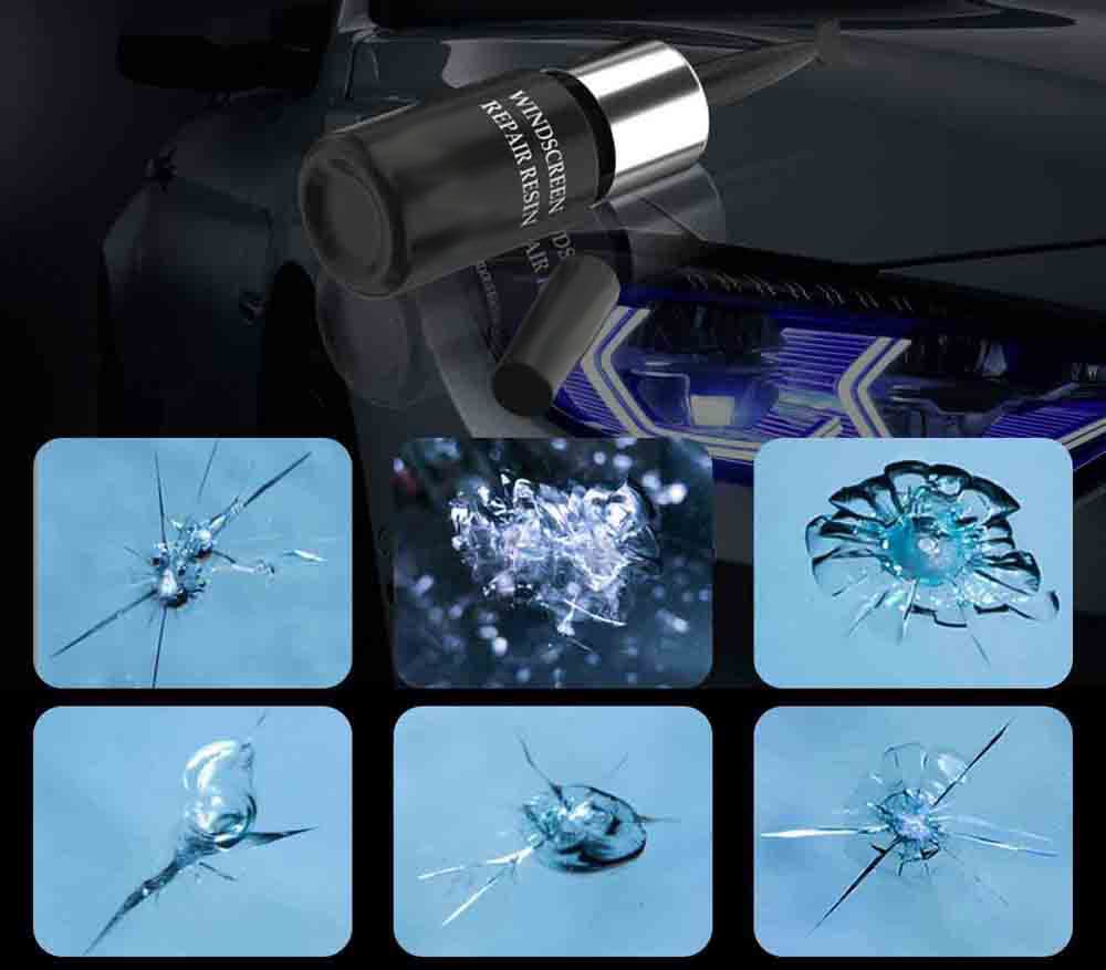 Glass Repair Liquid Fix Small Chips, Scratches & Cracks