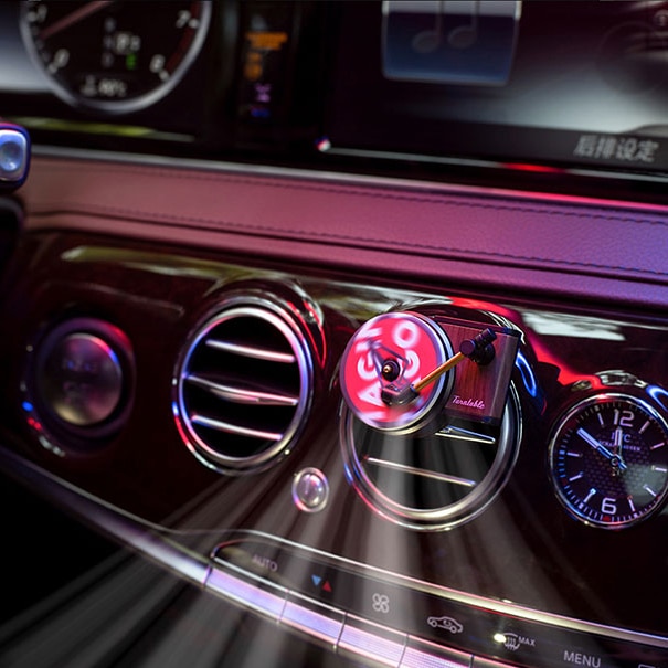 Retro player car air freshener