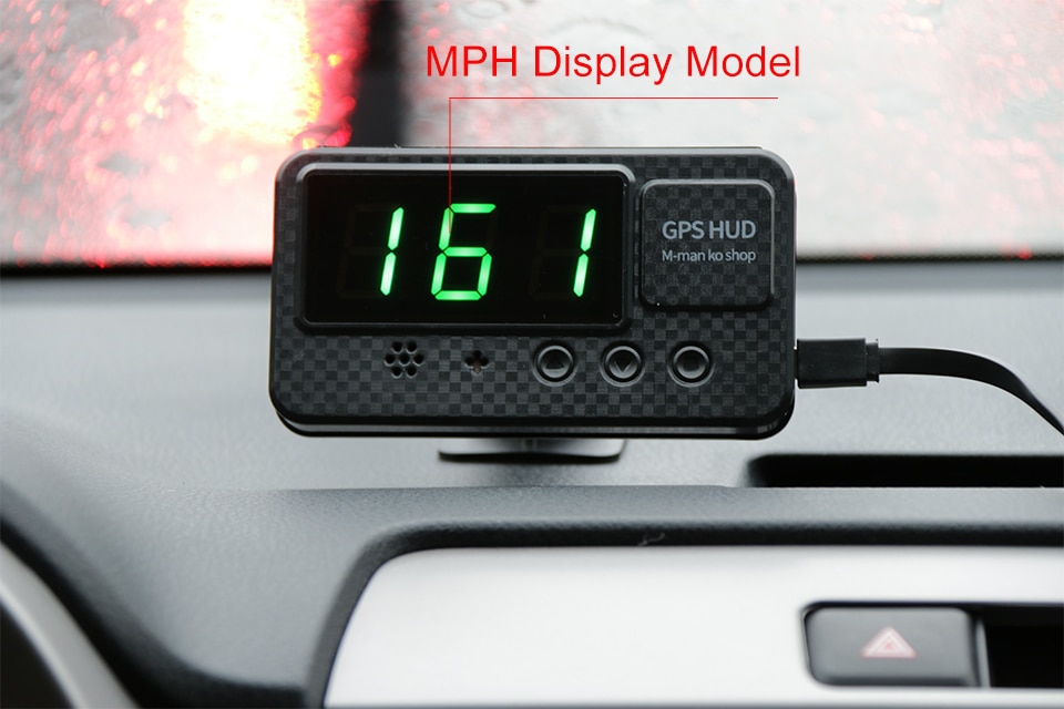 HUD GPS car speedometer