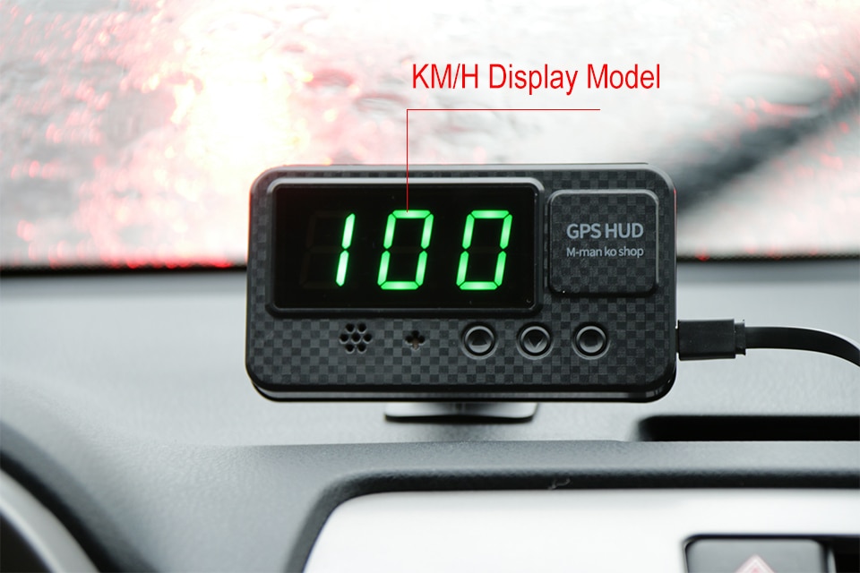 HUD GPS car speedometer