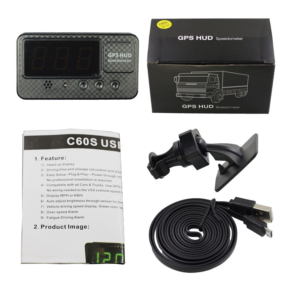HUD GPS car speedometer