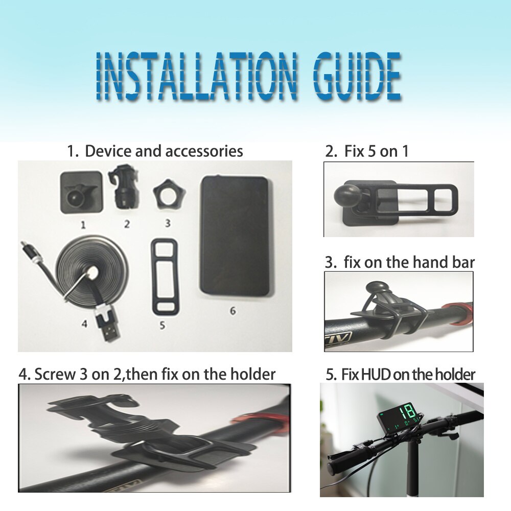 HUD GPS car speedometer