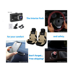 Interior-Pack-2 magnetic phone holder steering wheel cover car seat covers dash cam retro air freshener