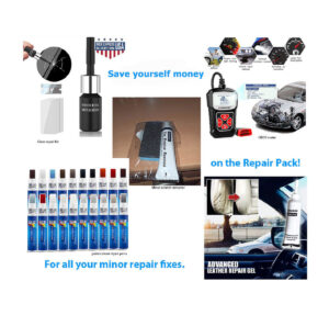 repair-pack3 glass repair OBD2 leather repair paint repair scratch repair