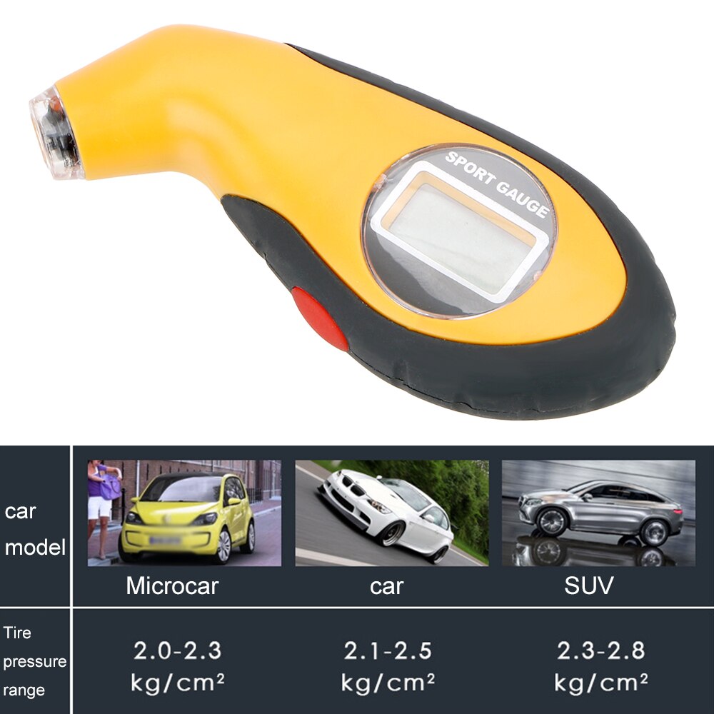 Car TPMS Tyre Pressure Monitoring System Solar Power Digital LCD Display Auto Security Alarm Systems Pressure External Sensor Tyre Pressure Gauge