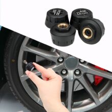 Car TPMS Tyre Pressure Monitoring System Solar Power Digital LCD Display Auto Security Alarm Systems Pressure External Sensor Car TPMS Tyre Pressure Monitoring System Solar Power Digital LCD Display Auto Security Alarm Systems Pressure External Sensor