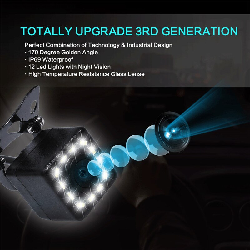 Car Reversing Rearview Backup Camera