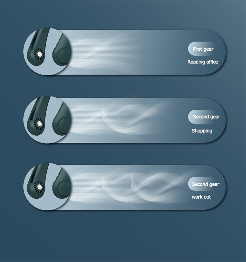portable neck fan