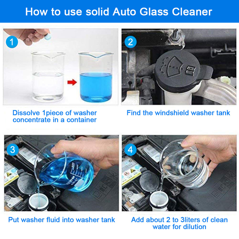 Glass Cleaning Tablets