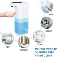 Hand Foam Liquid Soap Dispenser Automatic Soap Dispensers for Bathroom Touchless Dish Soap Dispenser Electric Hand Free Hand Foam Liquid Soap Dispenser Automatic Soap Dispensers for Bathroom Touchless Dish Soap Dispenser Electric Hand Free