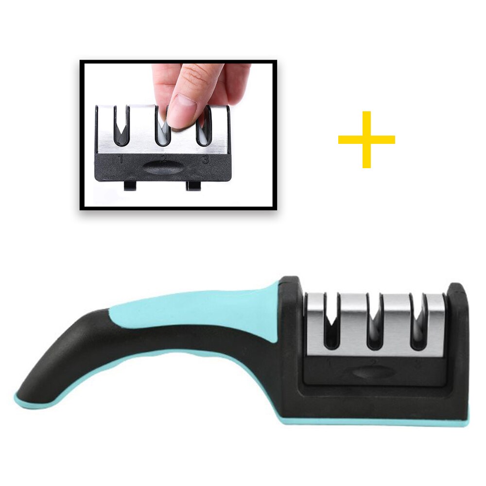 3-Stage Kitchen Knife Sharpening Tool For All Knives Kitchen Tools 3-Stage Kitchen Knife Sharpening Tool For All Knives Kitchen Tools