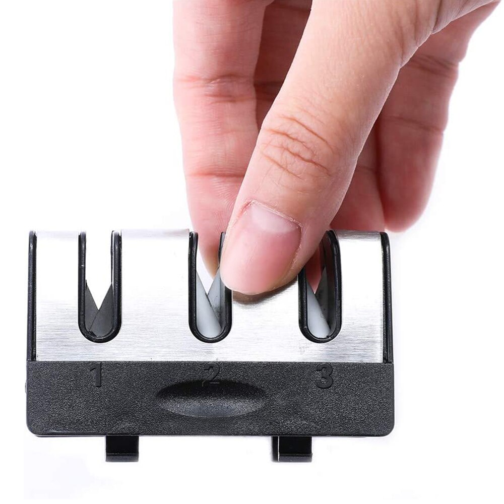 3-Stage Kitchen Knife Sharpening Tool For All Knives Kitchen Tools 3-Stage Kitchen Knife Sharpening Tool For All Knives Kitchen Tools