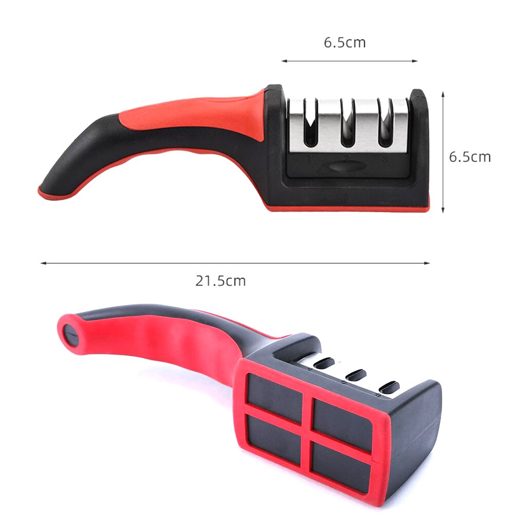 3-Stage Kitchen Knife Sharpening Tool For All Knives Kitchen Tools 3-Stage Kitchen Knife Sharpening Tool For All Knives Kitchen Tools