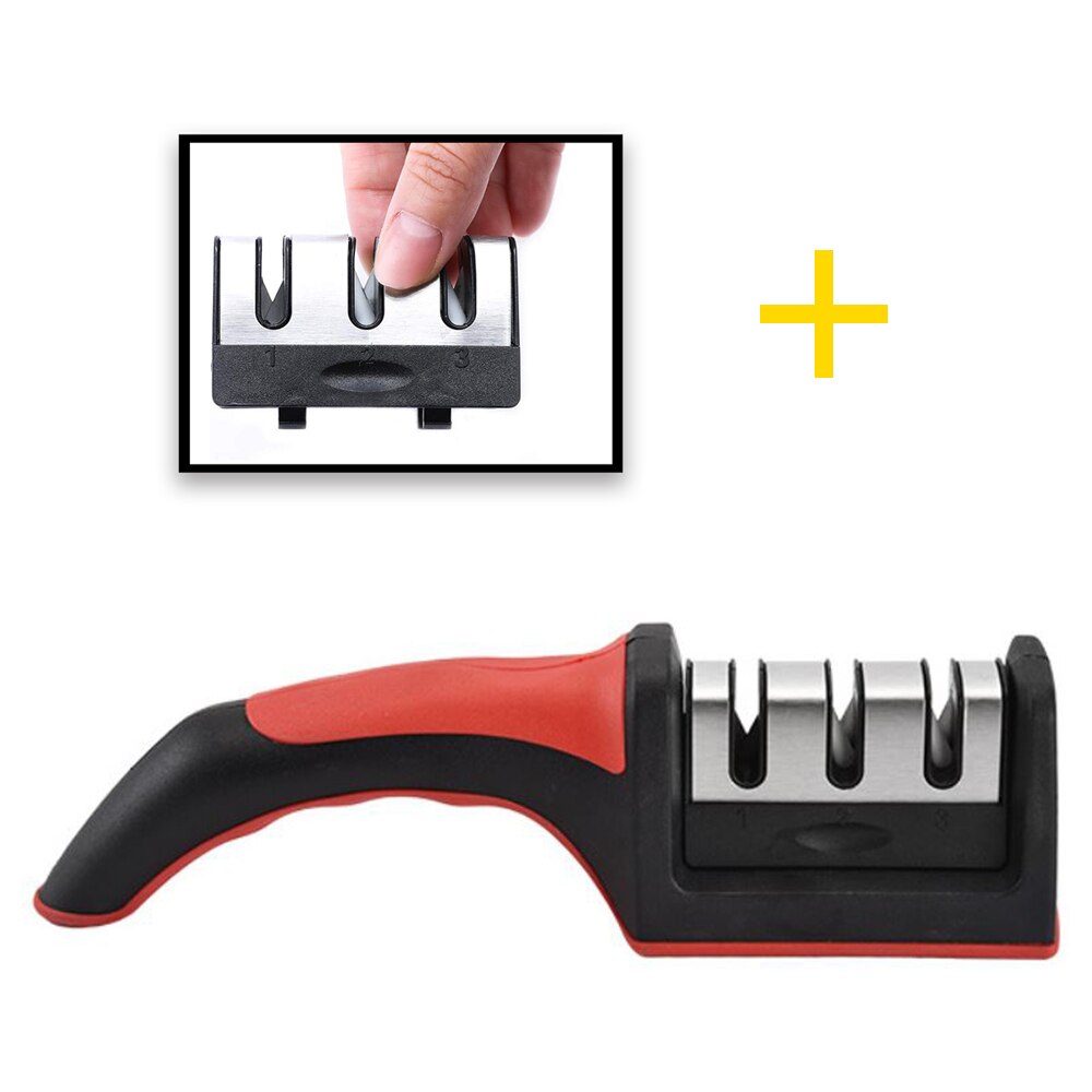 3-Stage Kitchen Knife Sharpening Tool For All Knives Kitchen Tools 3-Stage Kitchen Knife Sharpening Tool For All Knives Kitchen Tools
