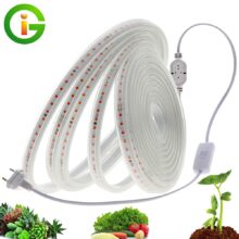 LED Grow Strip Full Spectrum Waterproof AC220V LED Grow Light 2835 LED Phyto lamps For Plants Flowers Greenhouses Hydroponic LED Grow Strip Full Spectrum Waterproof AC220V LED Grow Light 2835 LED Phyto lamps For Plants Flowers Greenhouses Hydroponic