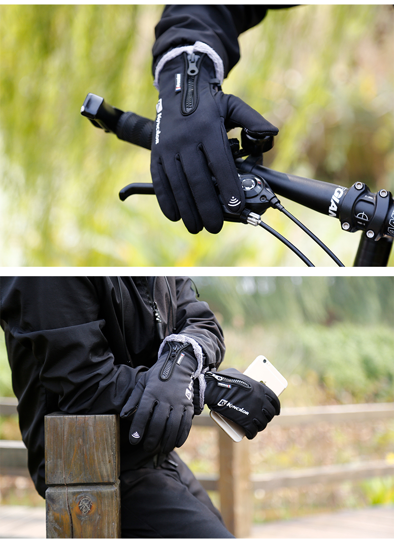 Thermal Touchscreen Anti-Slip Windproof Cycling Gloves