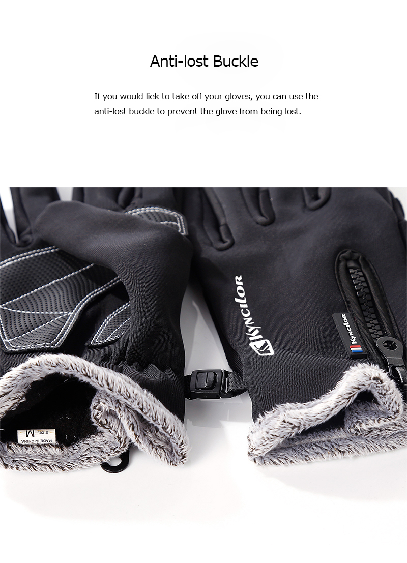 Thermal Touchscreen Anti-Slip Windproof Cycling Gloves 