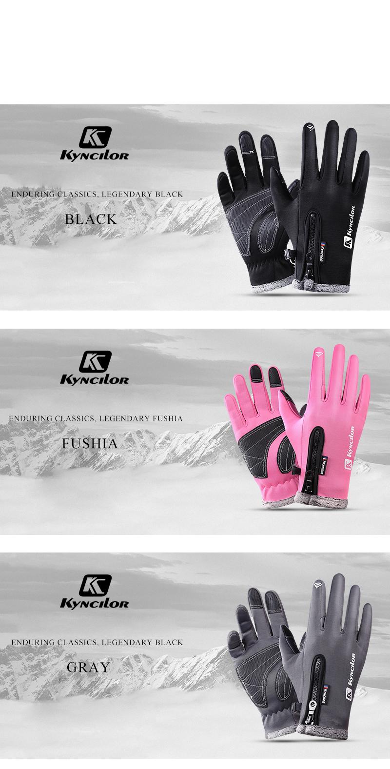 Thermal Touchscreen Anti-Slip Windproof Cycling Gloves 