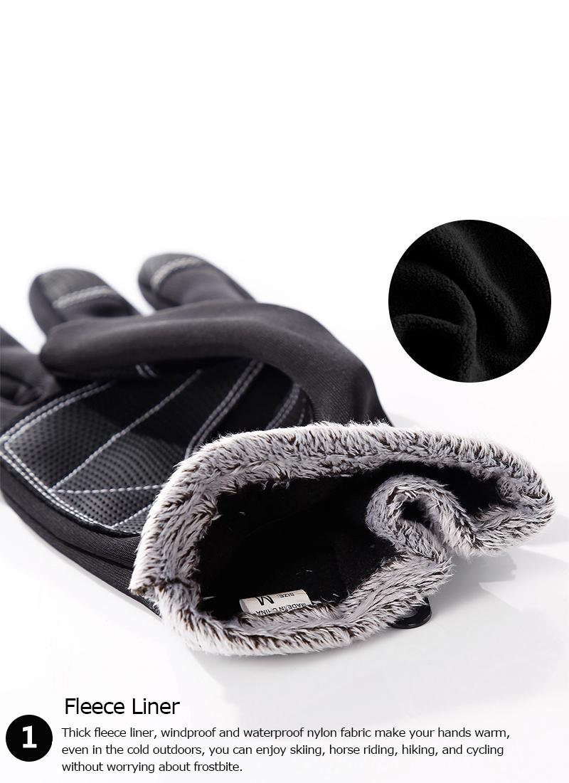 Thermal Touchscreen Anti-Slip Windproof Cycling Gloves 