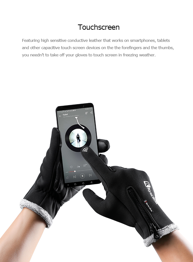 Thermal Touchscreen Anti-Slip Windproof Cycling Gloves 