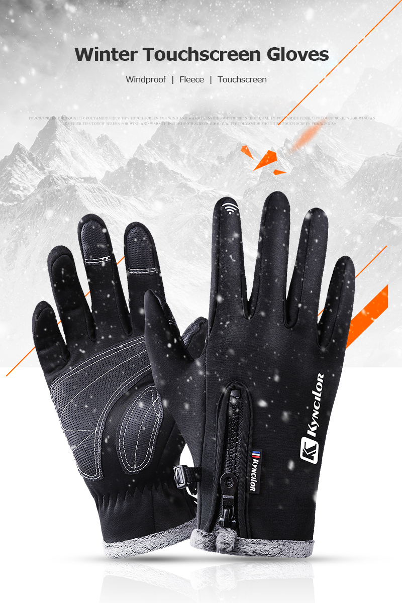 Thermal Touchscreen Anti-Slip Windproof Cycling Gloves 