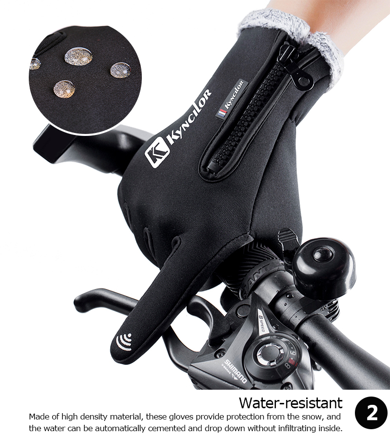 Thermal Touchscreen Anti-Slip Windproof Cycling Gloves 