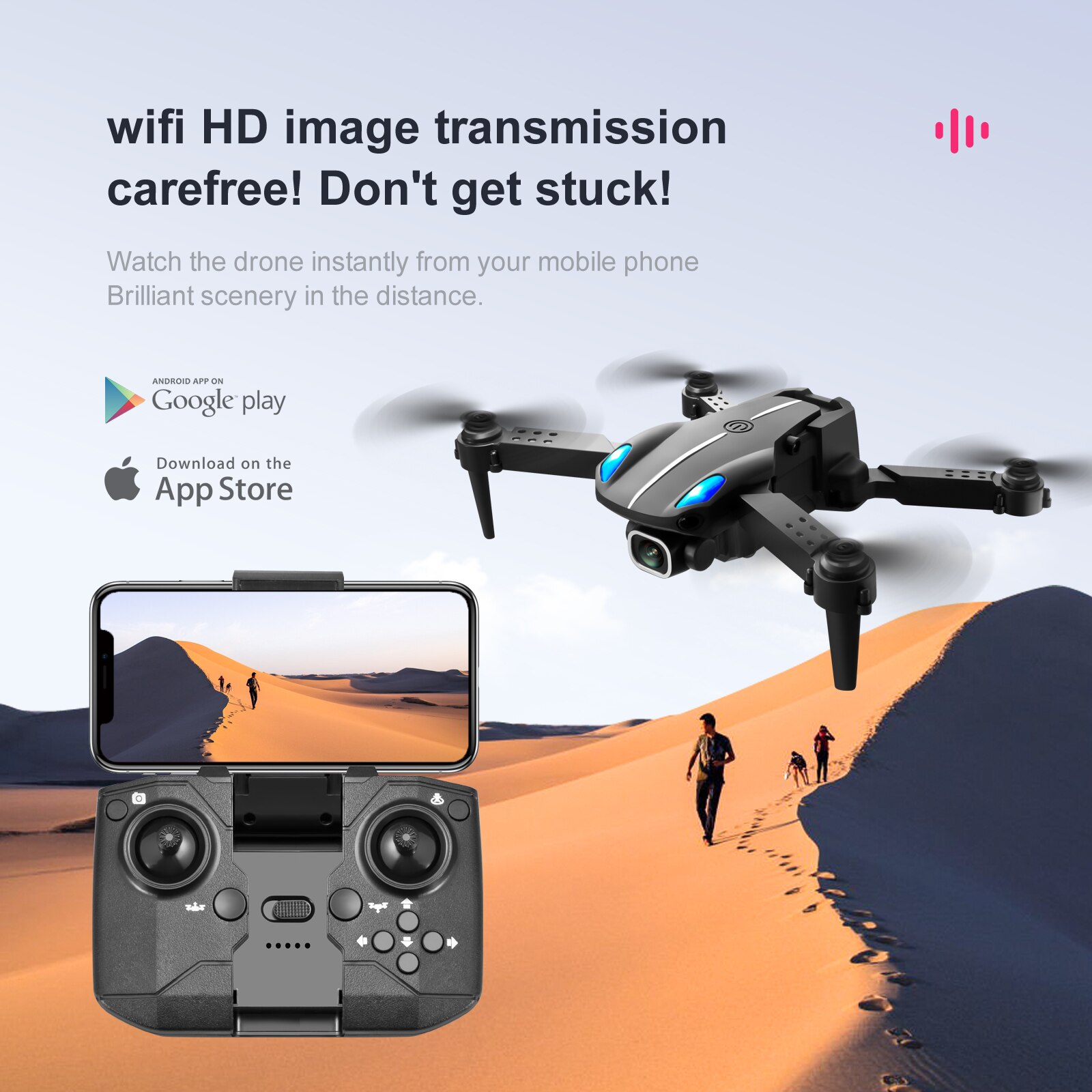  PRO Mini Drone 4K HD Professional Camera WIFI FPV Obstacle Avoidance Foldable 