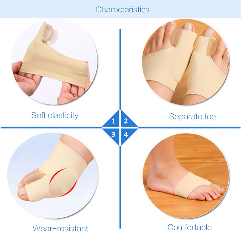 Toe Separator Hallux Valgus Bunion Corrector 