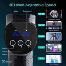 LCD Display Massage Gun Deep Muscle Massager Muscle Pain Body Neck Massage Exercising Relaxation Slimming Shaping Pain Relief LCD Display Massage Gun Deep Muscle Massager Muscle Pain Body Neck Massage Exercising Relaxation Slimming Shaping Pain Relief
