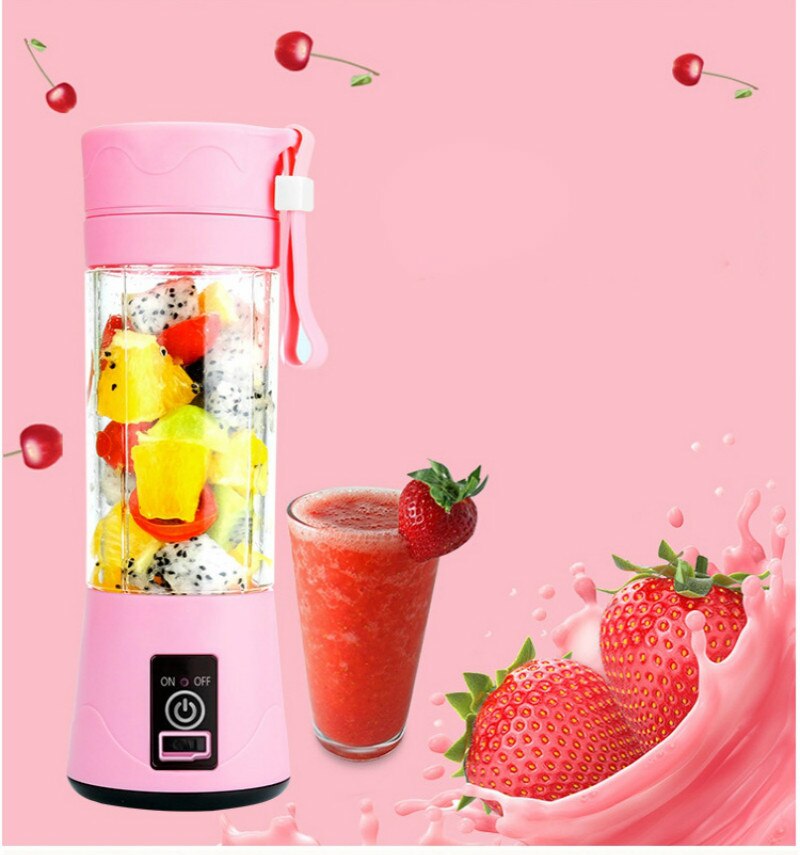 DTVANE 6 Cutter Head Smoothie Blender Electric Juicer Machine Portable Blender Mini Food Processor Personal Lemon Squeezer