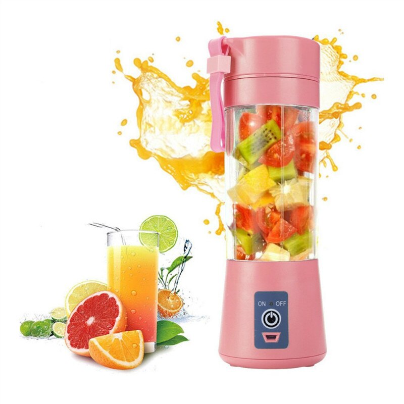 DTVANE 6 Cutter Head Smoothie Blender Electric Juicer Machine Portable Blender Mini Food Processor Personal Lemon Squeezer