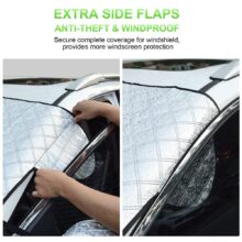 NEW Winter Car Windshield Cover 4-Layer Magnetic Sun Shade Snow Frost Ice Cover Protector with Reflective Strip for Car SUV MPV NEW Winter Car Windshield Cover 4-Layer Magnetic Sun Shade Snow Frost Ice Cover Protector with Reflective Strip for Car SUV MPV