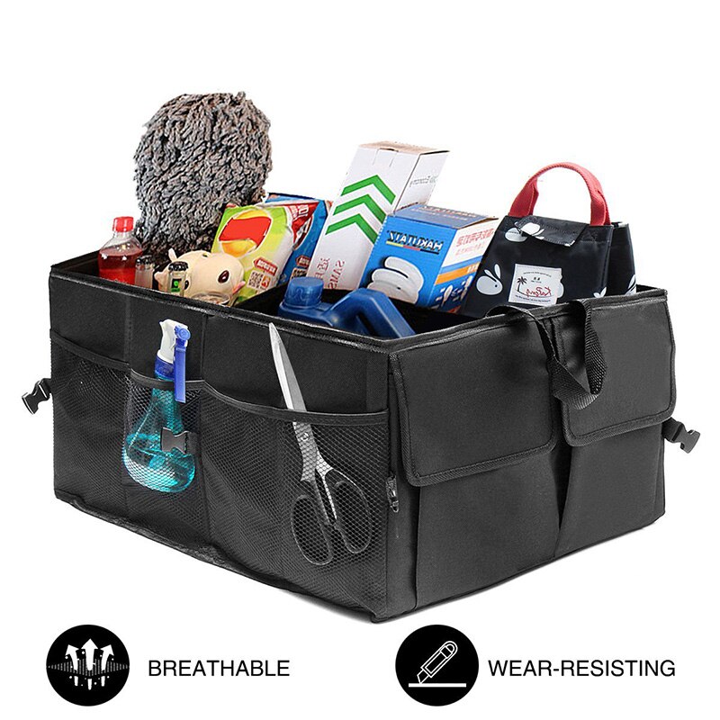 Car Trunk Organizer Eco-Friendly Super Strong & Durable Collapsible Cargo Storage Box For Auto Trucks SUV Trunk Box / Box