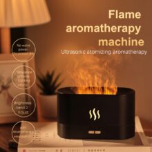180ML USB Essential Oil Diffuser Simulation Flame Ultrasonic Humidifier Home Office Air Freshener Fragrance Sooth Sleep Atomizer 180ML USB Essential Oil Diffuser Simulation Flame Ultrasonic Humidifier Home Office Air Freshener Fragrance Sooth Sleep Atomizer