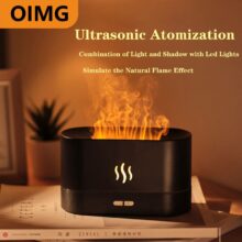 180ML USB Essential Oil Diffuser Simulation Flame Ultrasonic Humidifier Home Office Air Freshener Fragrance Sooth Sleep Atomizer 180ML USB Essential Oil Diffuser Simulation Flame Ultrasonic Humidifier Home Office Air Freshener Fragrance Sooth Sleep Atomizer