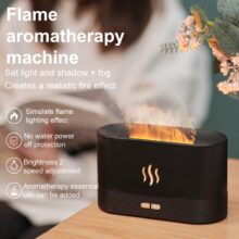 180ML USB Essential Oil Diffuser Simulation Flame Ultrasonic Humidifier Home Office Air Freshener Fragrance Sooth Sleep Atomizer 180ML USB Essential Oil Diffuser Simulation Flame Ultrasonic Humidifier Home Office Air Freshener Fragrance Sooth Sleep Atomizer