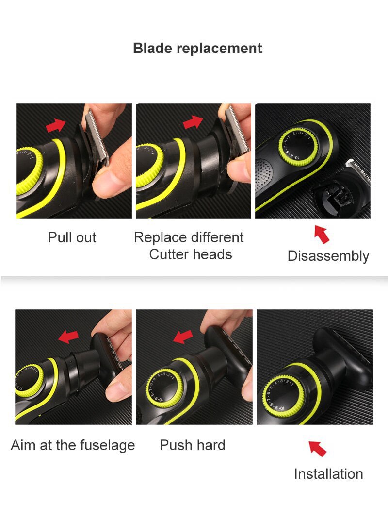 Multifunction Hair Clipper Professional Hair Trimmer Electric Nose Beard Trimmer Razor 5 in 1 Hair Cutting Machine Trimer Cutter