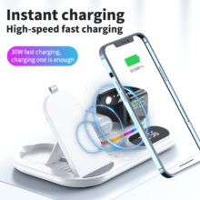 2022 30W 4 in 1 Wireless Chargers For iPhone 13 12 11Pro Max Fast Charging Dock Station For Apple Watch 7 6/Airpods Pro Charger 2022 30W 4 in 1 Wireless Chargers For iPhone 13 12 11Pro Max Fast Charging Dock Station For Apple Watch 7 6/Airpods Pro Charger